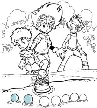 BUY NEW digimon - 95190 Premium Anime Print Poster