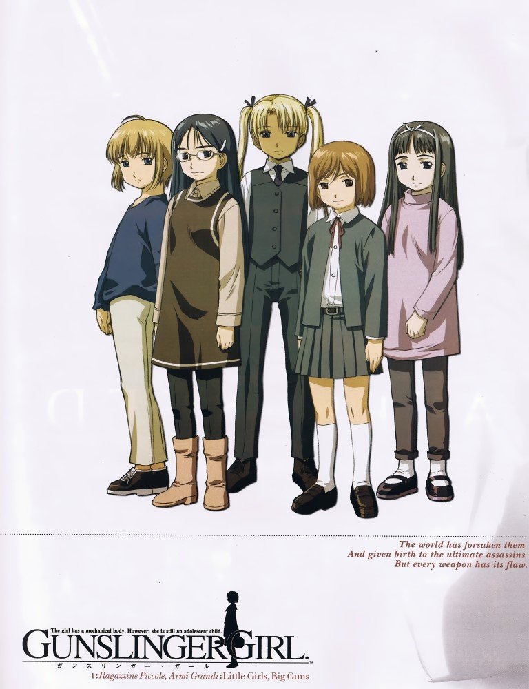 BUY NEW gunslinger girl - 134247 Premium Anime Print Poster gunslinger girl - 134247 image