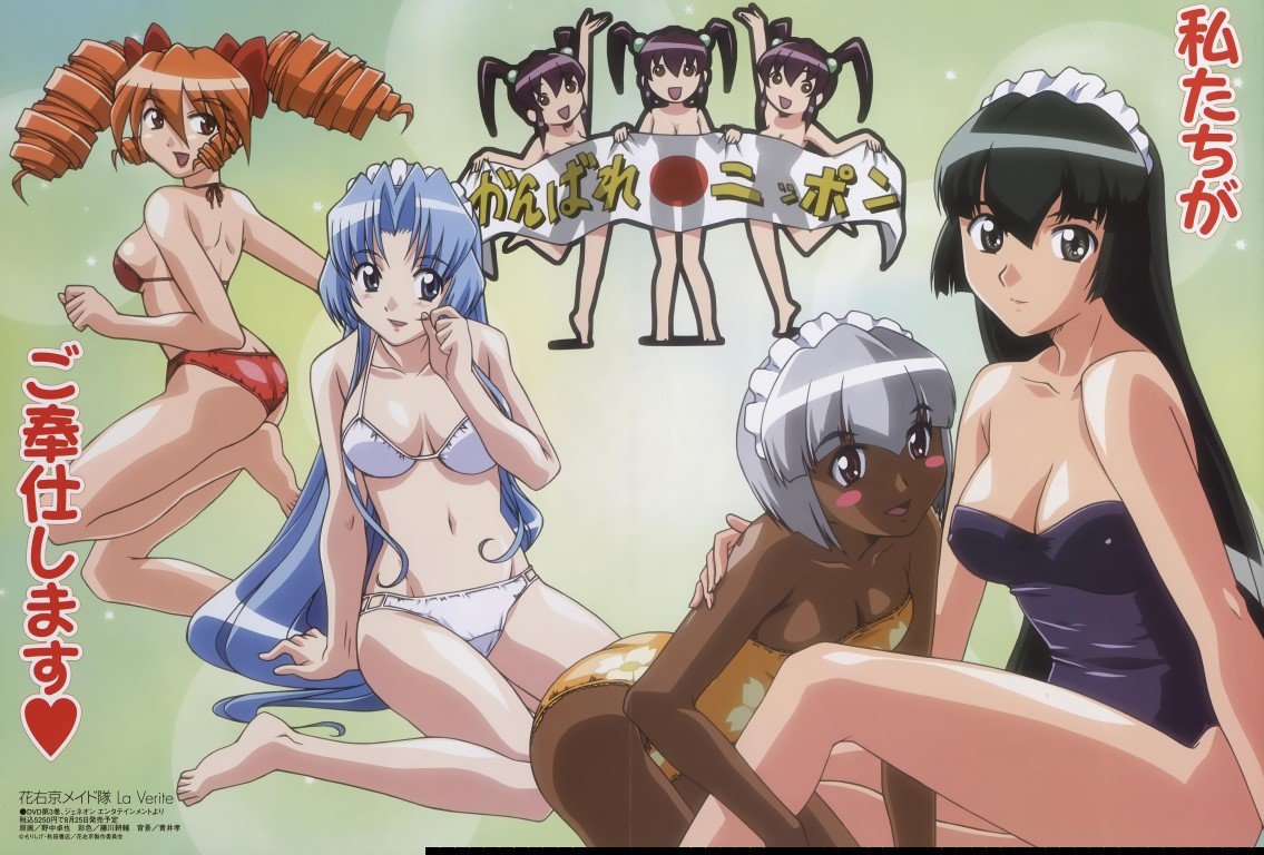 BUY NEW hanaukyo maid team - 16854 Premium Anime Print Poster hanaukyo maid team - 16854 image