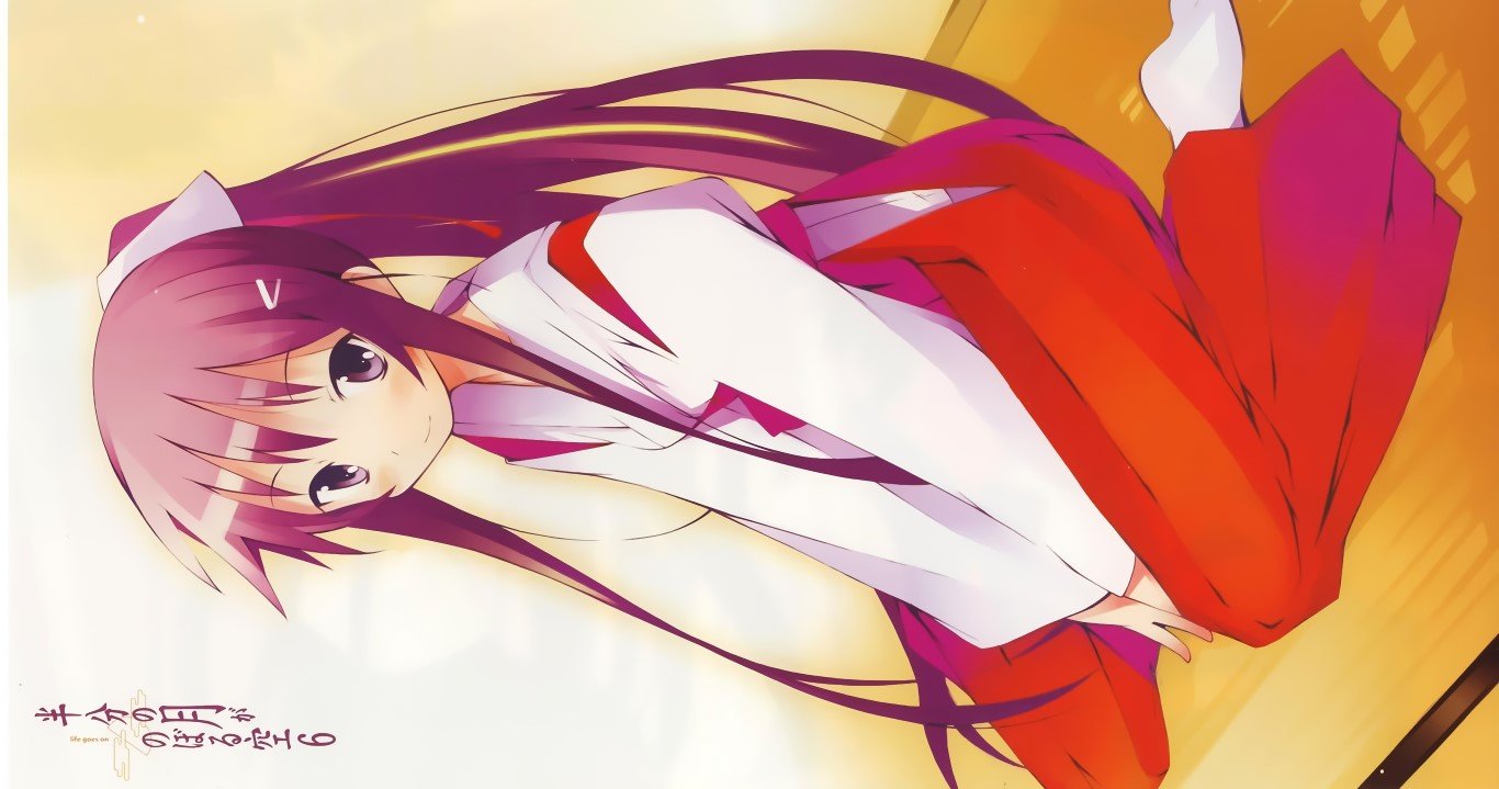 BUY NEW hanbun no tsuki ga noboru sora - 88140 Premium Anime Print Poster hanbun no tsuki ga noboru sora - 88140 image