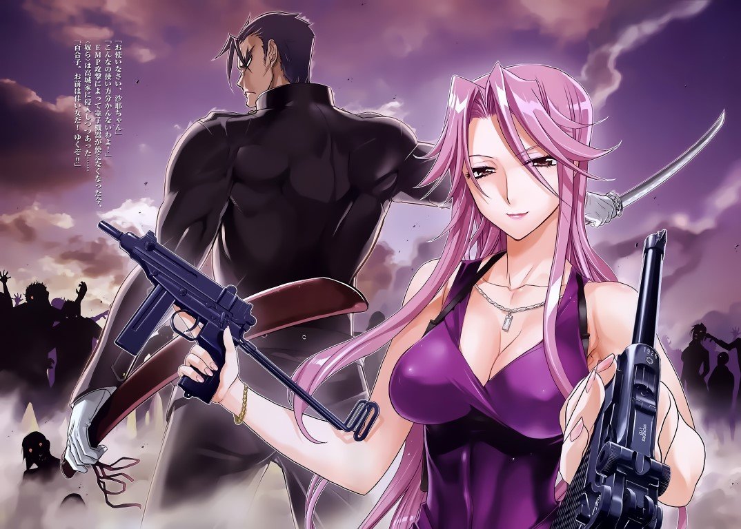 BUY NEW high school of the dead - 175946 Premium Anime Print Poster high school of the dead - 175946 image