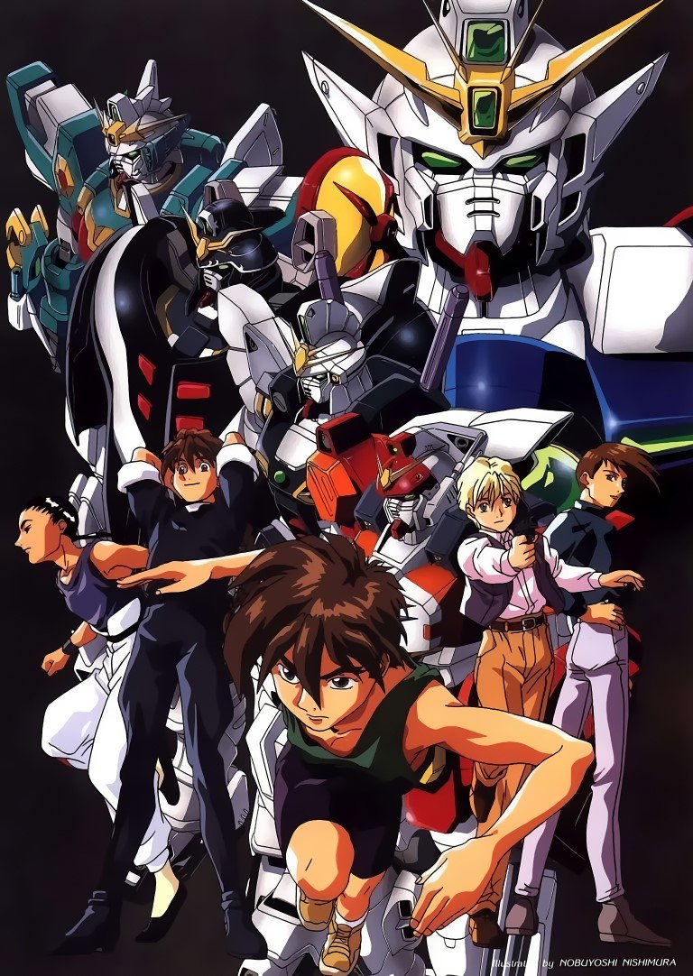 BUY NEW mobile suit gundam wing - 26057 Premium Anime Print Poster mobile suit gundam wing - 26754 image