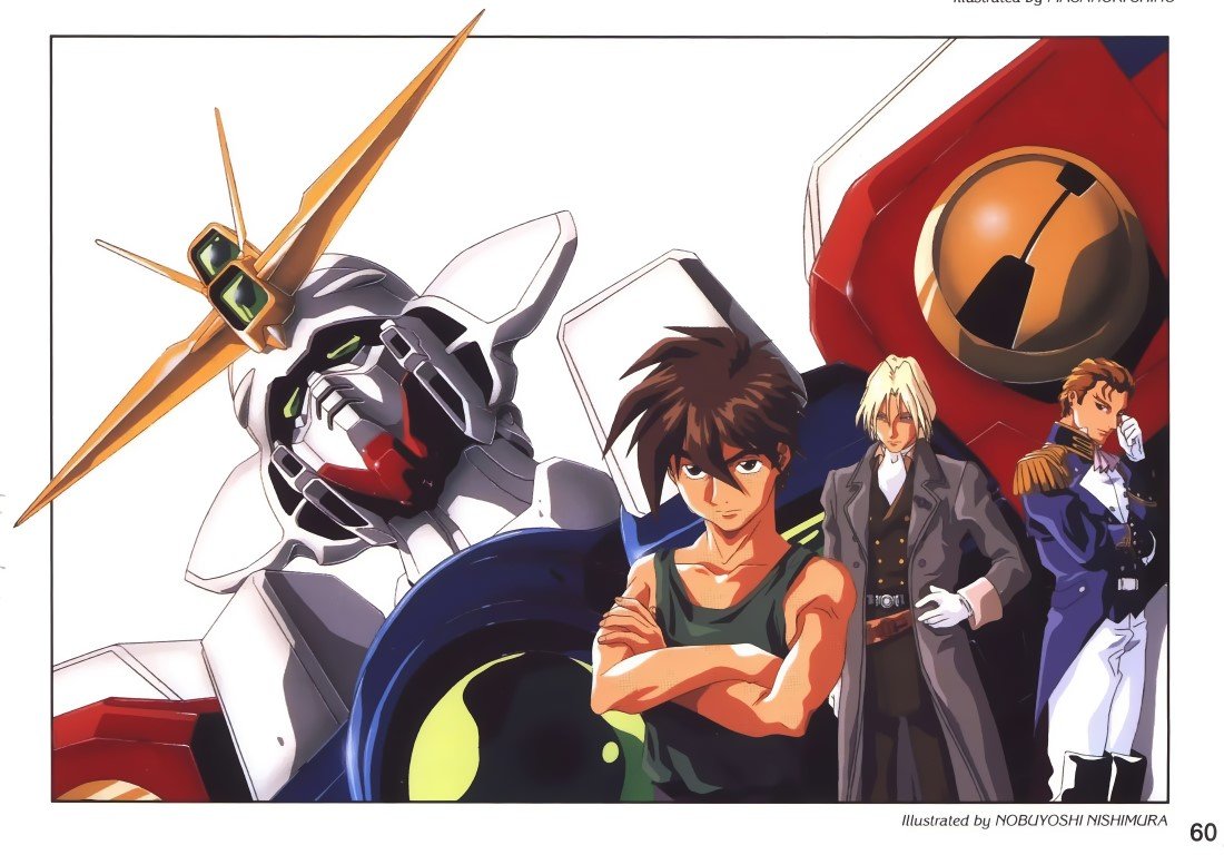 BUY NEW mobile suit gundam wing - 3544 Premium Anime Print Poster mobile suit gundam wing - 3545 image