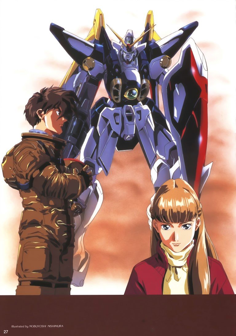 BUY NEW mobile suit gundam wing - 3555 Premium Anime Print Poster mobile suit gundam wing - 3556 image