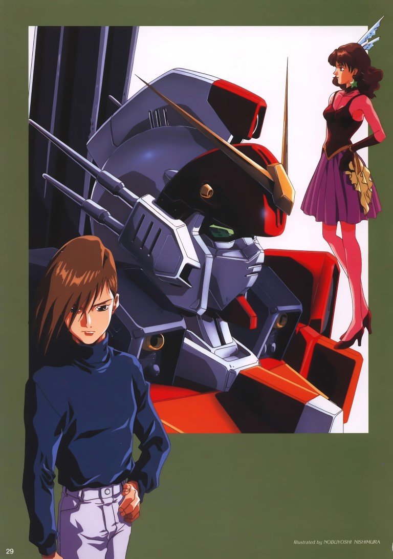 BUY NEW mobile suit gundam wing - 3557 Premium Anime Print Poster mobile suit gundam wing - 3558 image